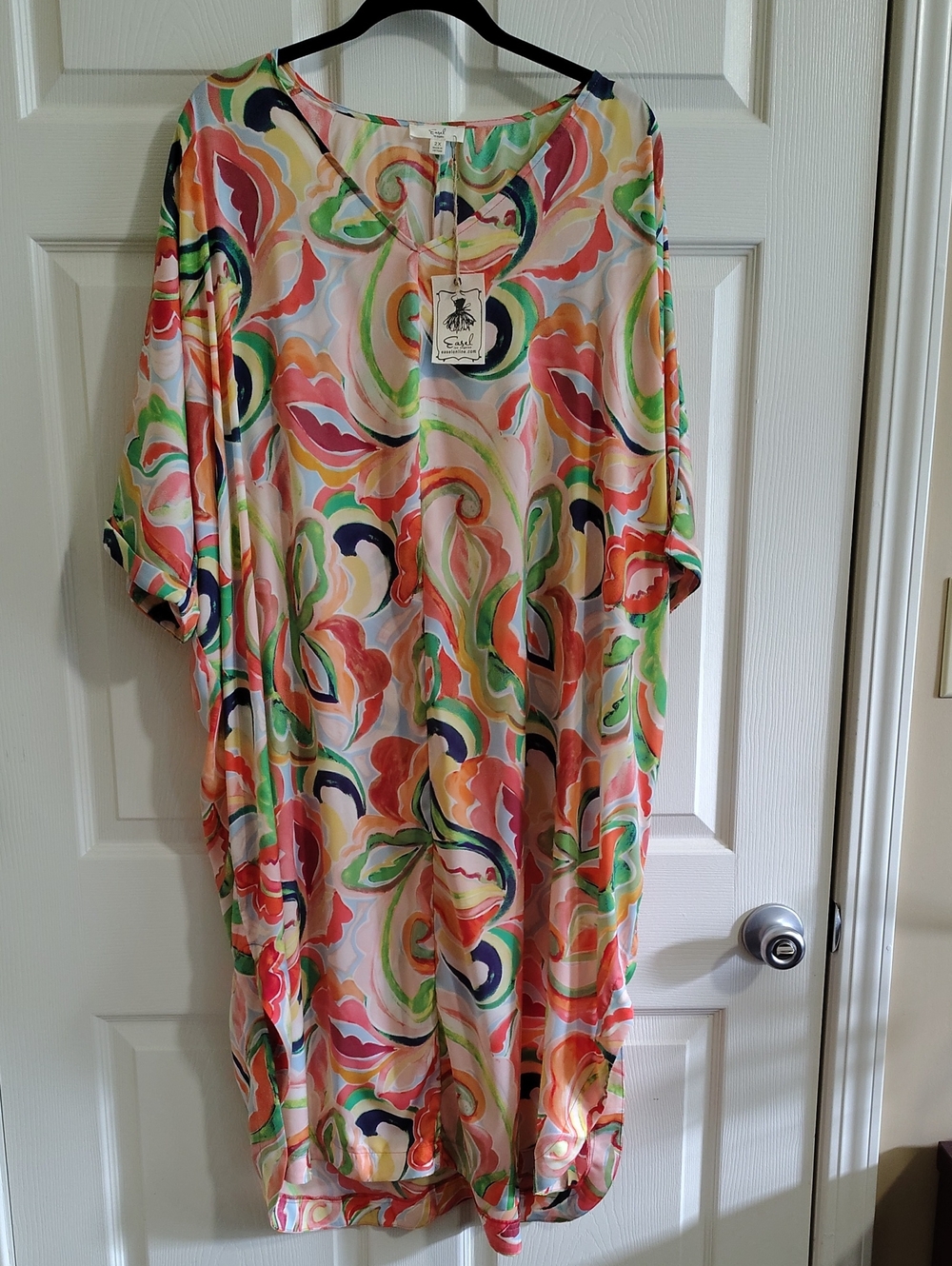easel Multicolor Swirl Dress
